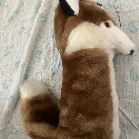 Vintage Fox Plush Golf Club Head Cover Coyote Wolf Headcover Wood - Picture 7 of 7